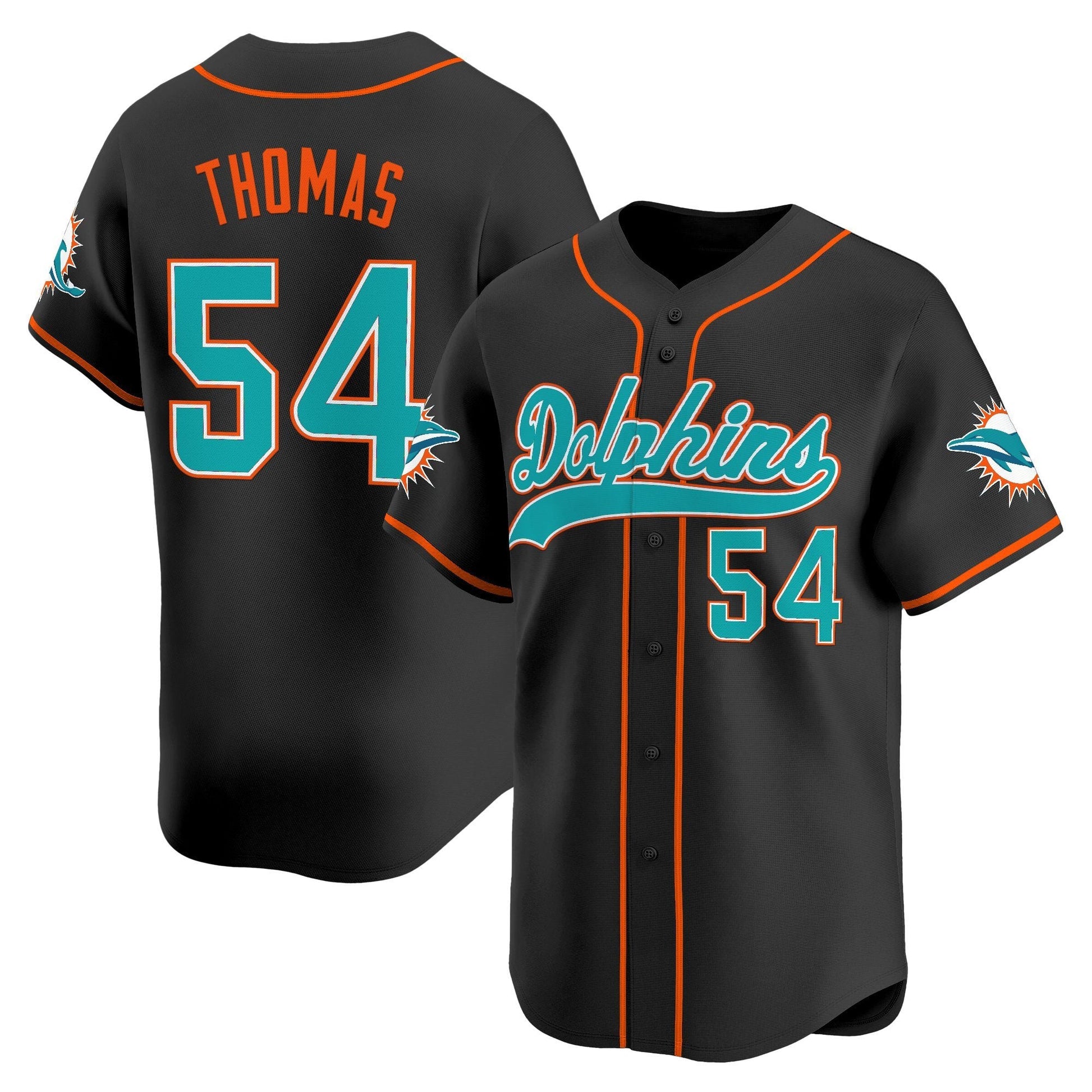 Men's Miami Dolphins 2025 Vapor Baseball Jersey - All Stitched