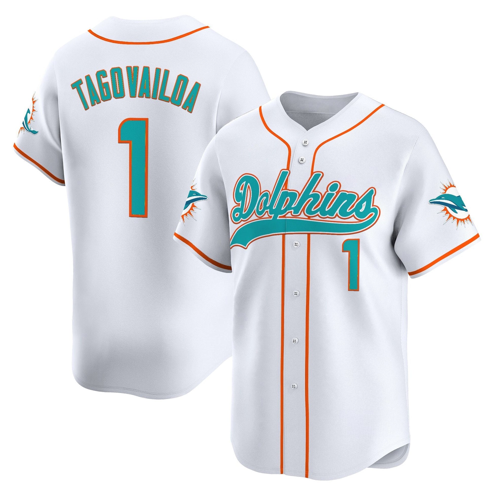 Men's Miami Dolphins 2025 Vapor Baseball Jersey - All Stitched