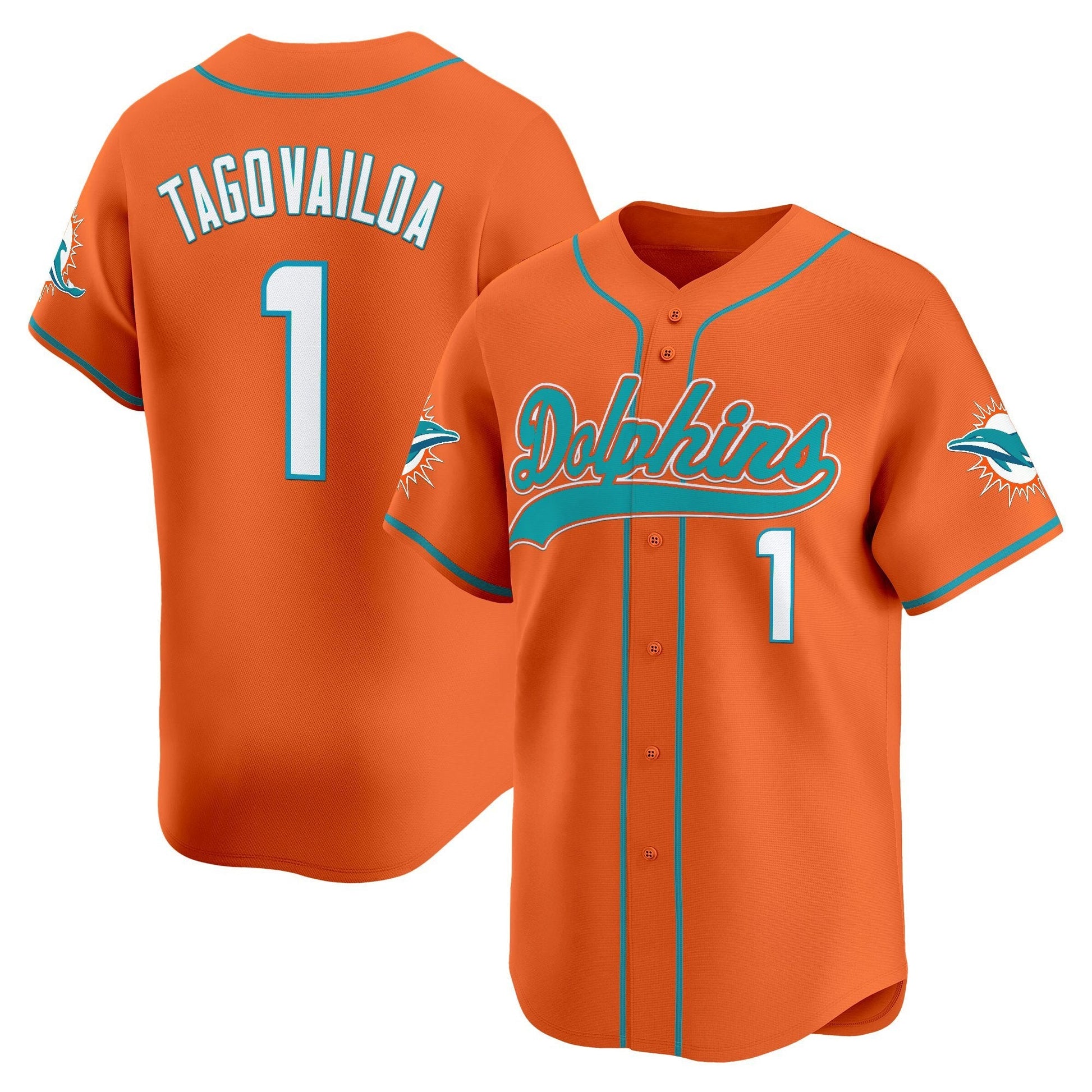 Men's Miami Dolphins 2025 Vapor Baseball Jersey - All Stitched