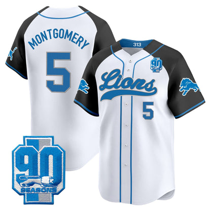 Men's Detroit Lions 2025 Vapor Baseball Jersey - All Stitched