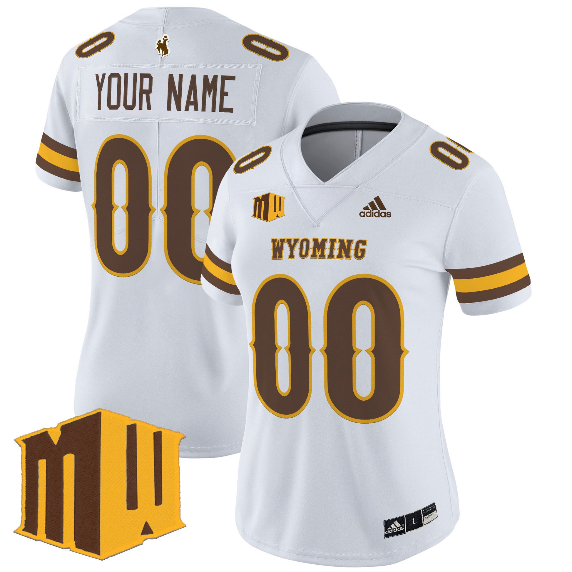 Wyoming Cowboys 2025 Vapor Limited Custom Jersey - All Stitched