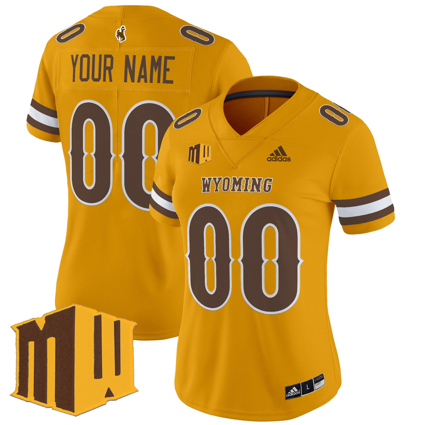 Wyoming Cowboys 2025 Vapor Limited Custom Jersey - All Stitched