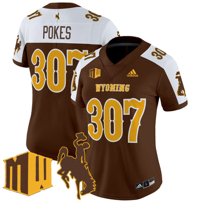 Women's Wyoming Cowboys 2025 Vapor Limited Jersey - All Stitched