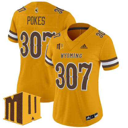 Women's Wyoming Cowboys 2025 Vapor Limited Jersey - All Stitched