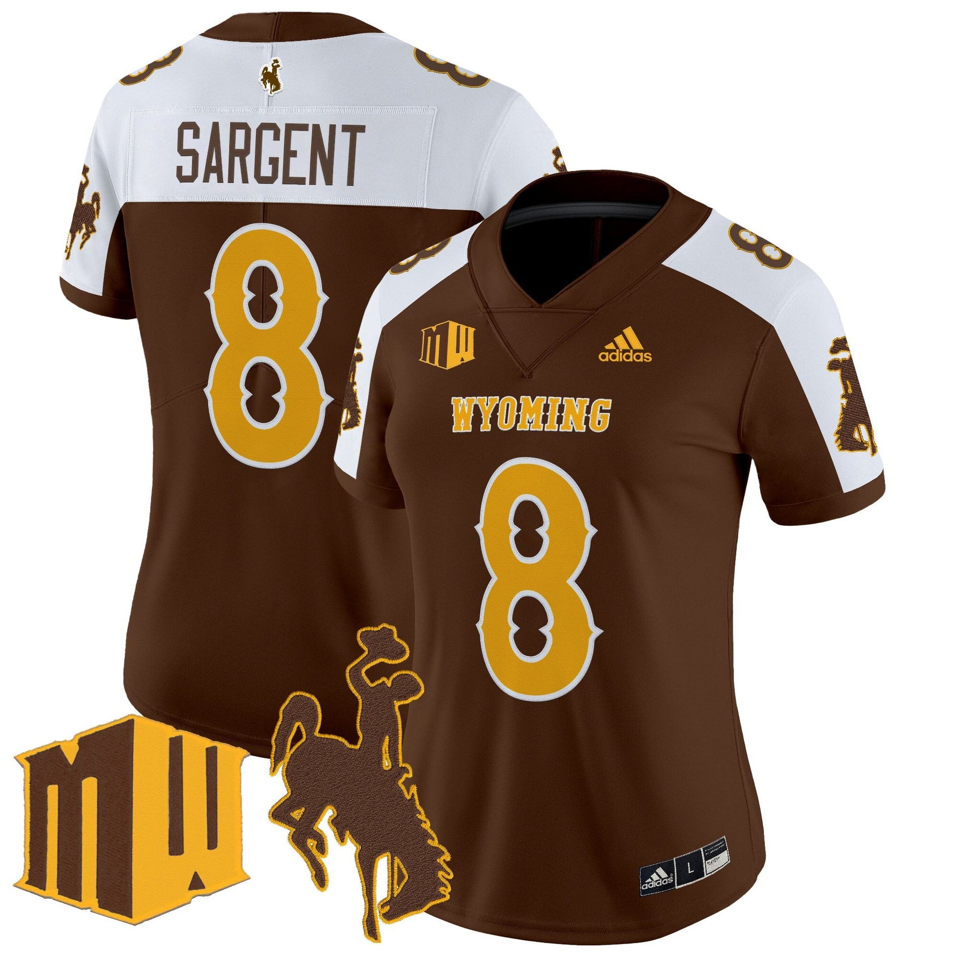 Women's Wyoming Cowboys 2025 Vapor Limited Jersey - All Stitched