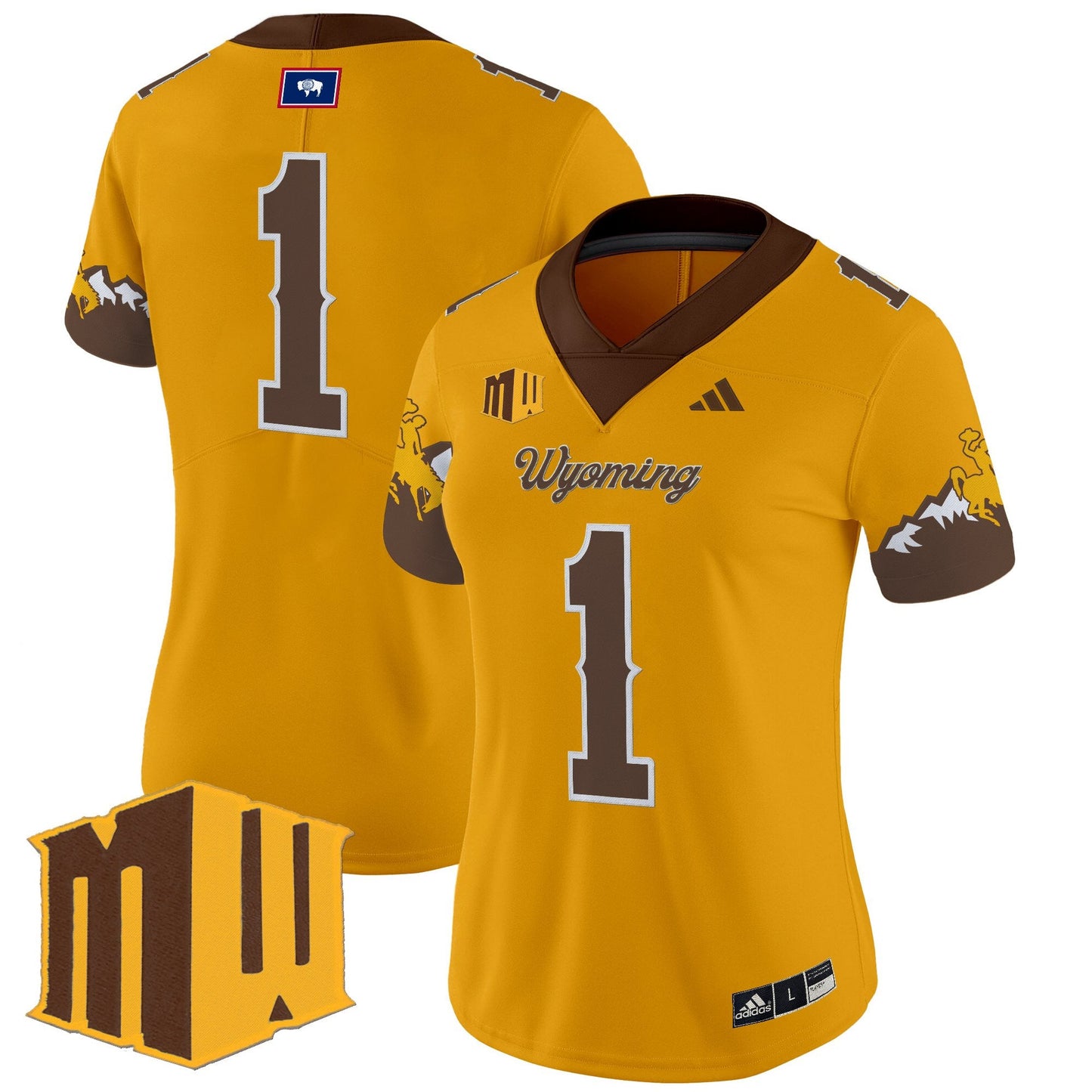 Women's Wyoming Cowboys 2025 Vapor Limited Jersey - All Stitched