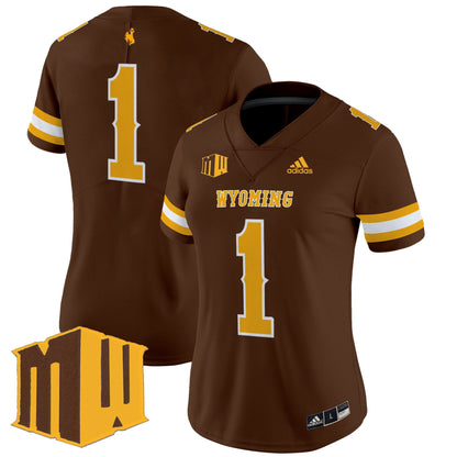 Women's Wyoming Cowboys 2025 Vapor Limited Jersey - All Stitched