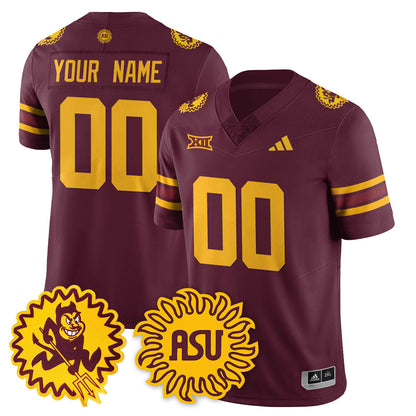Men's Arizona State Sun Devils 1975 Throwback Uniform - All Stitched