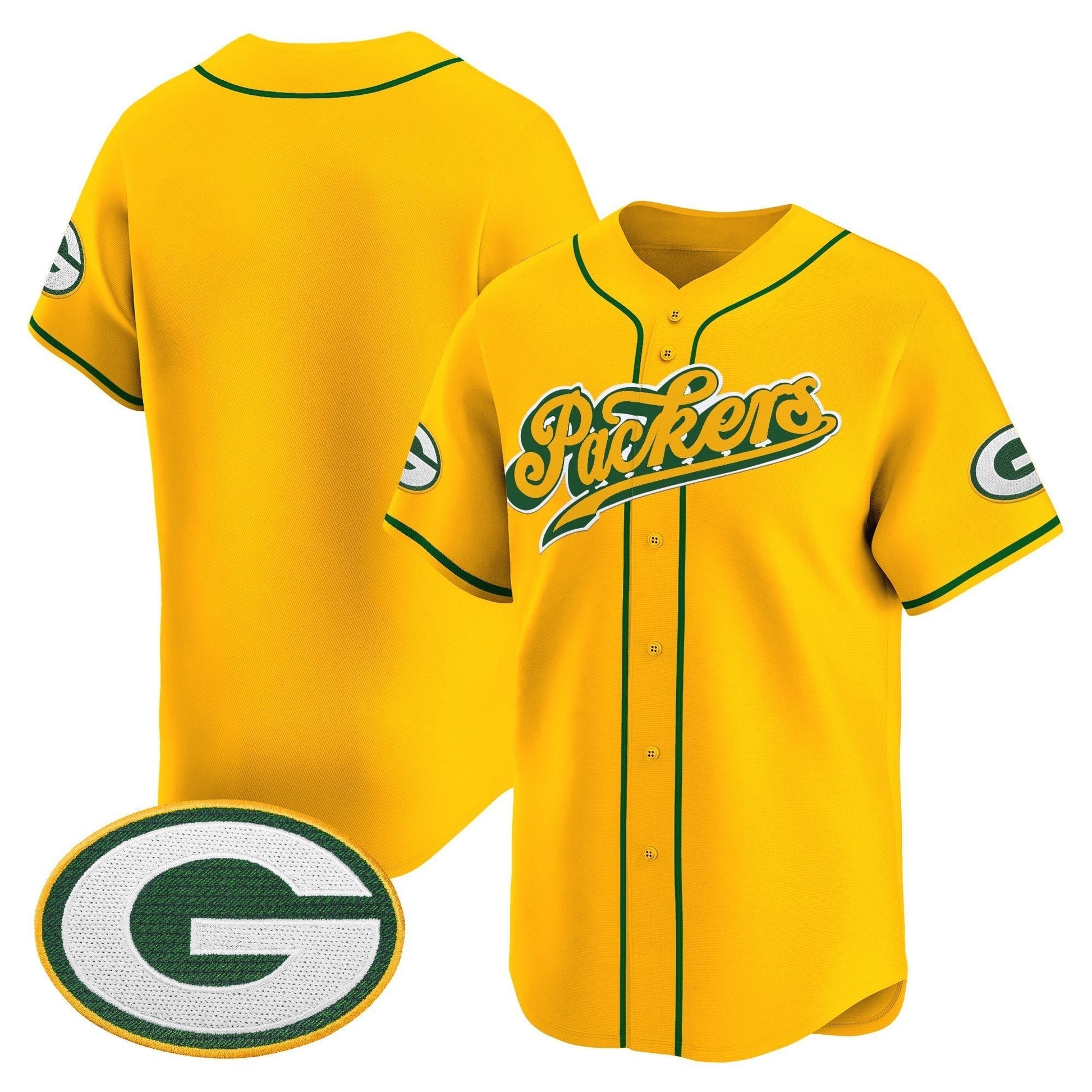 Men's Green Bay Packers 2025 Vapor Baseball Jersey V2 - All Stitched
