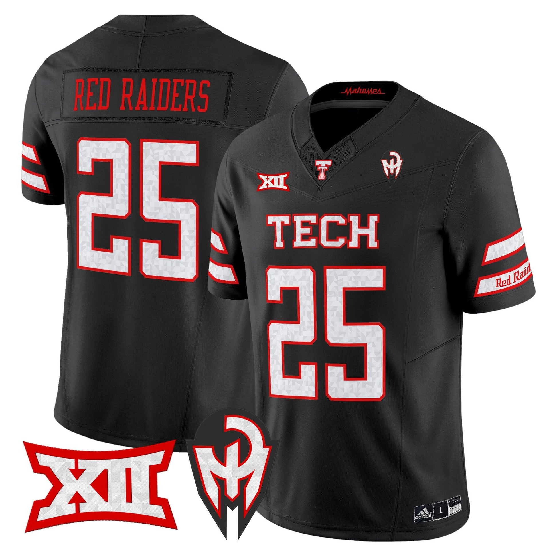 Men's Texas Tech Red Raiders 'Too Cold' Vapor Limited Jersey - Mahomes Collection - All Stitched