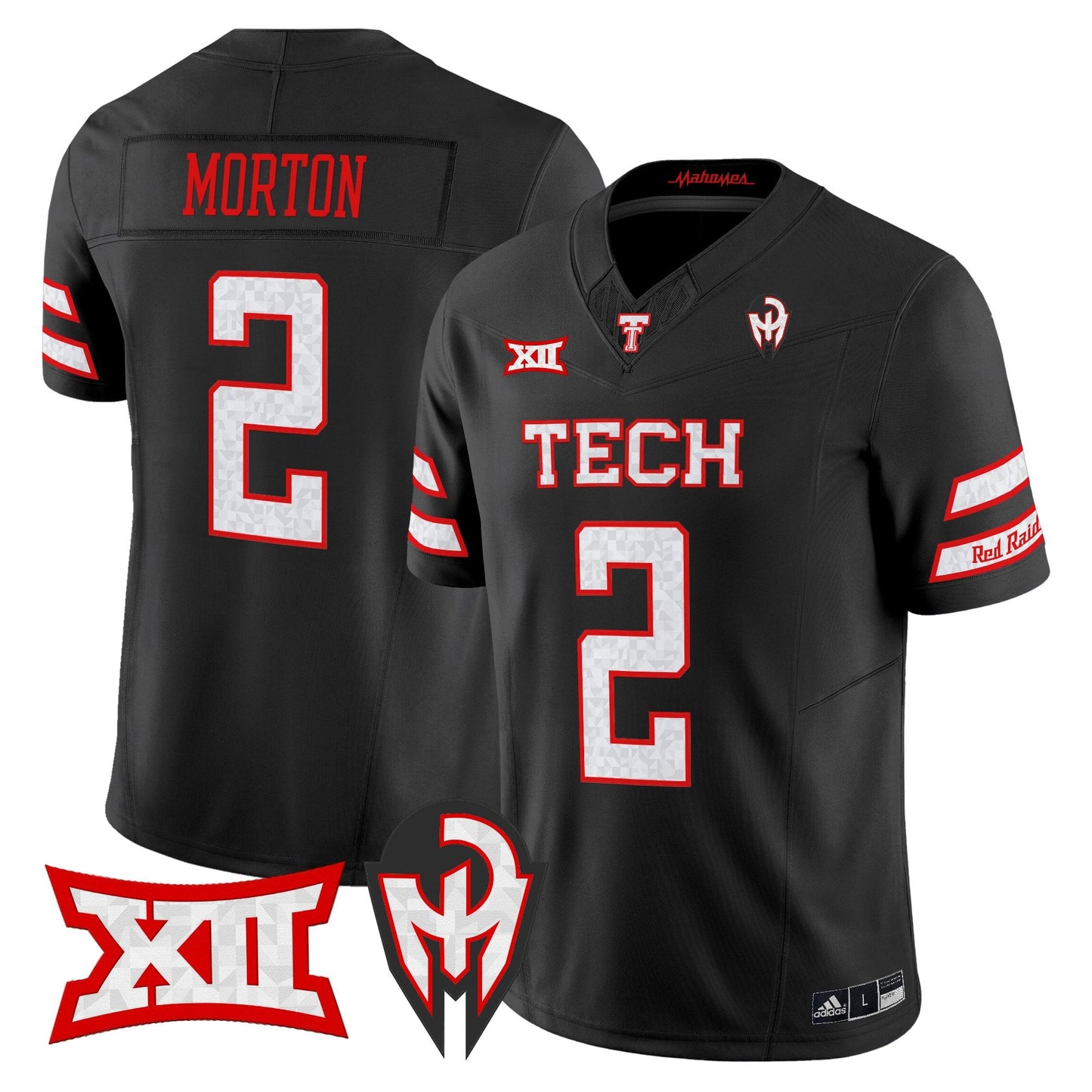 Men's Texas Tech Red Raiders 'Too Cold' Vapor Limited Jersey - Mahomes Collection - All Stitched