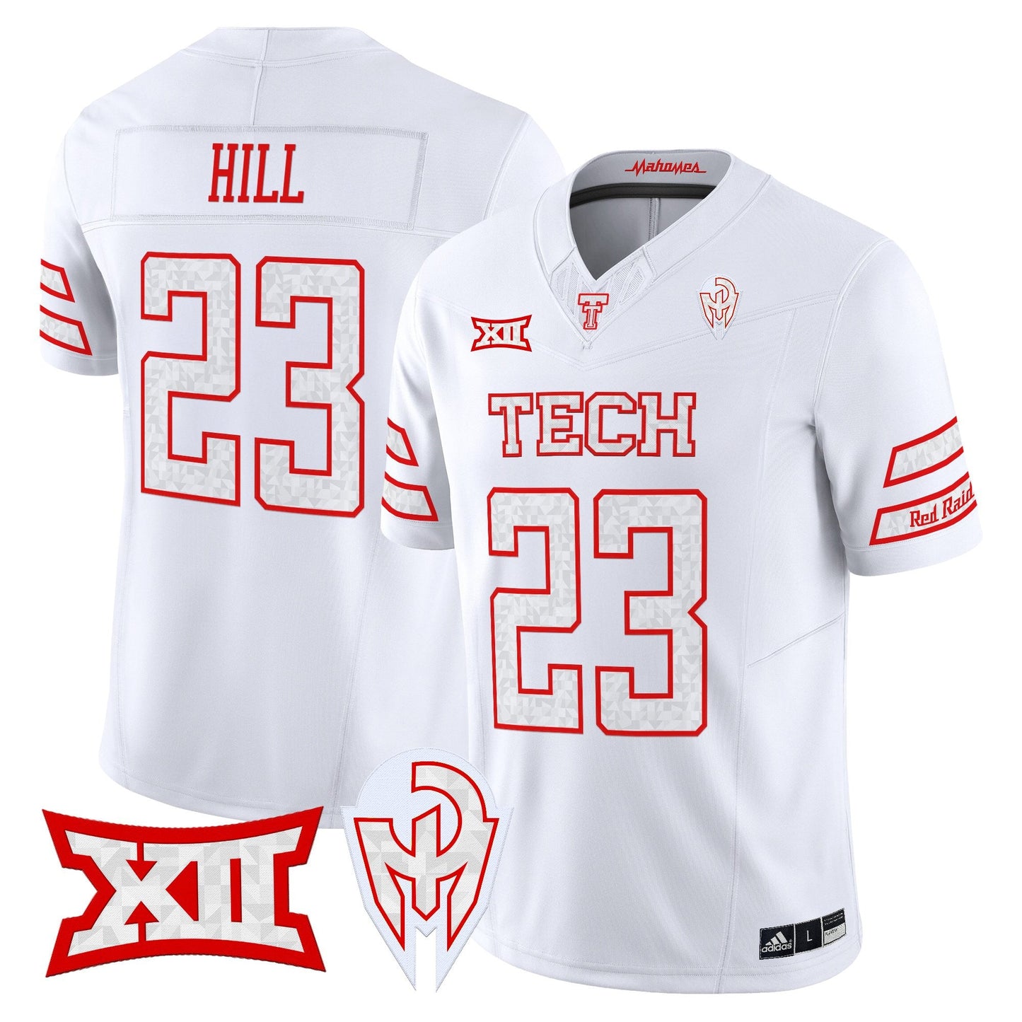 Men's Texas Tech Red Raiders 'Too Cold' Vapor Limited Jersey - Mahomes Collection - All Stitched