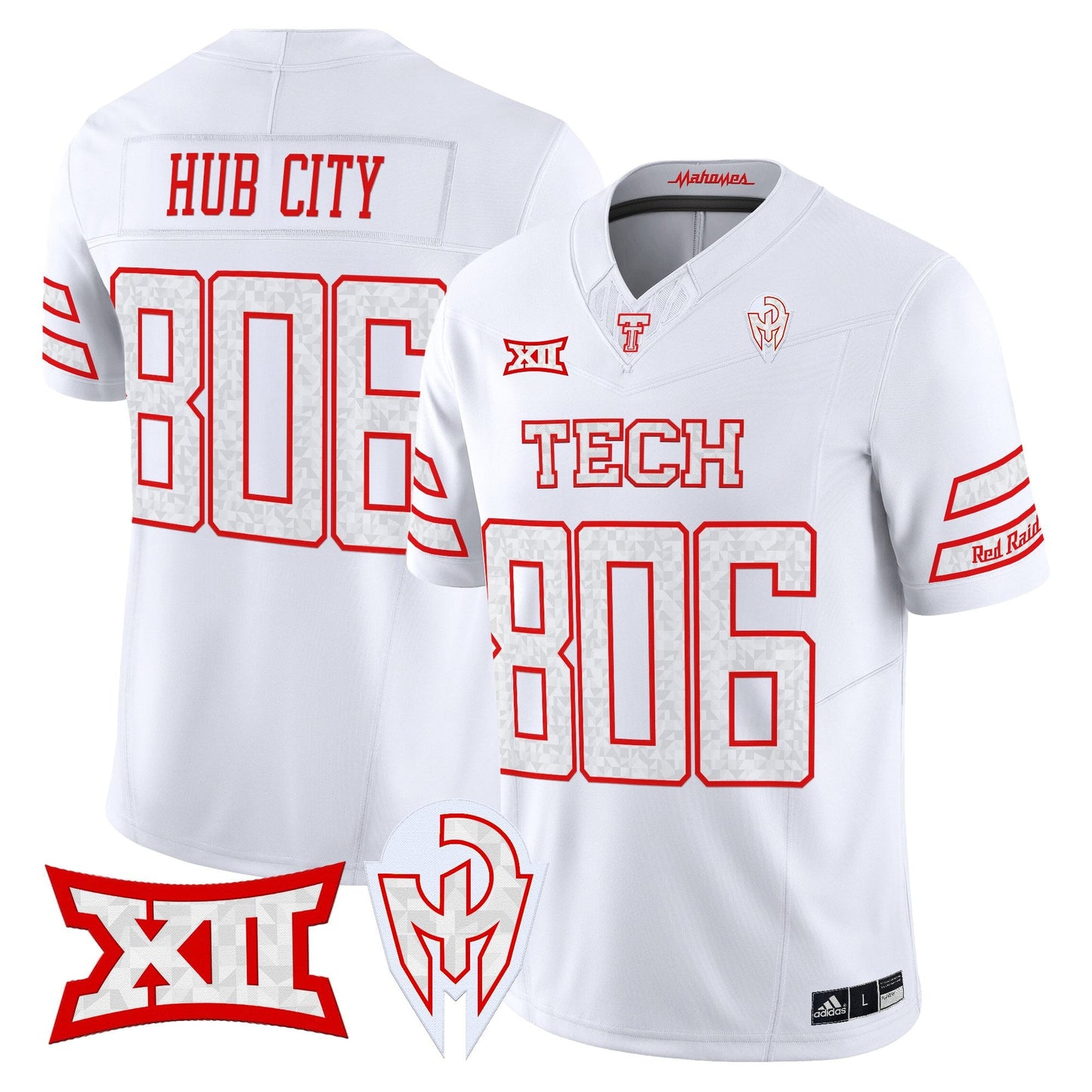 Men's Texas Tech Red Raiders 'Too Cold' Vapor Limited Jersey - Mahomes Collection - All Stitched
