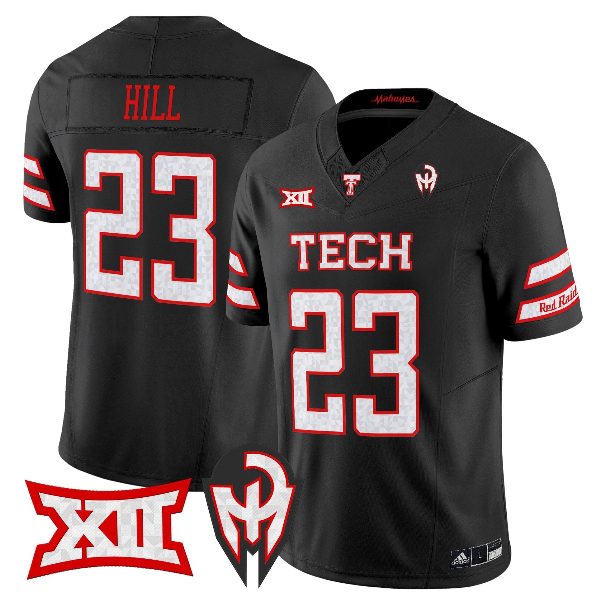 Men's Texas Tech Red Raiders 'Too Cold' Vapor Limited Jersey - Mahomes Collection - All Stitched
