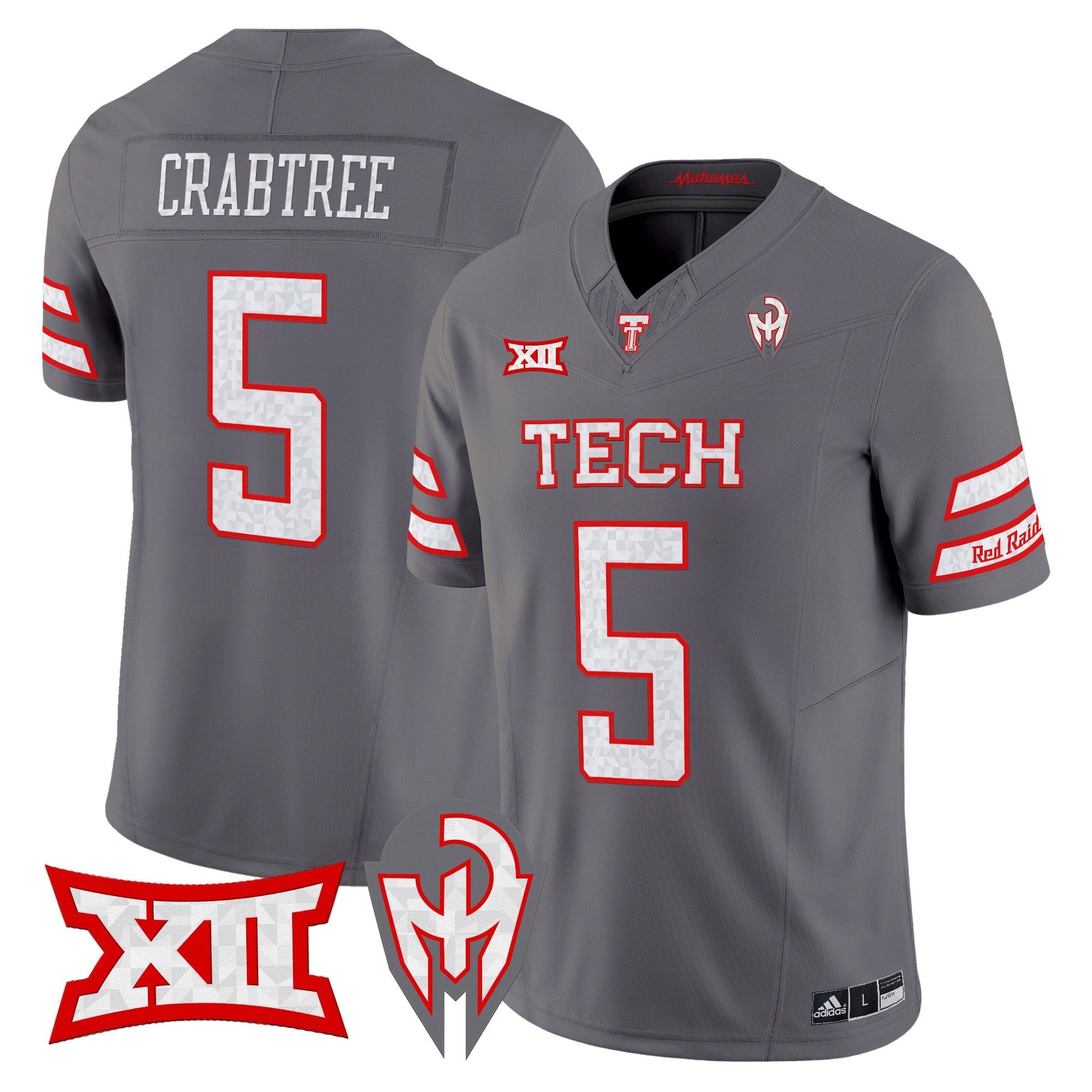 Men's Texas Tech Red Raiders 'Too Cold' Vapor Limited Jersey - Mahomes Collection - All Stitched