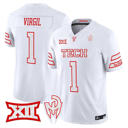 Men's Texas Tech Red Raiders 'Too Cold' Vapor Limited Jersey - Mahomes Collection - All Stitched
