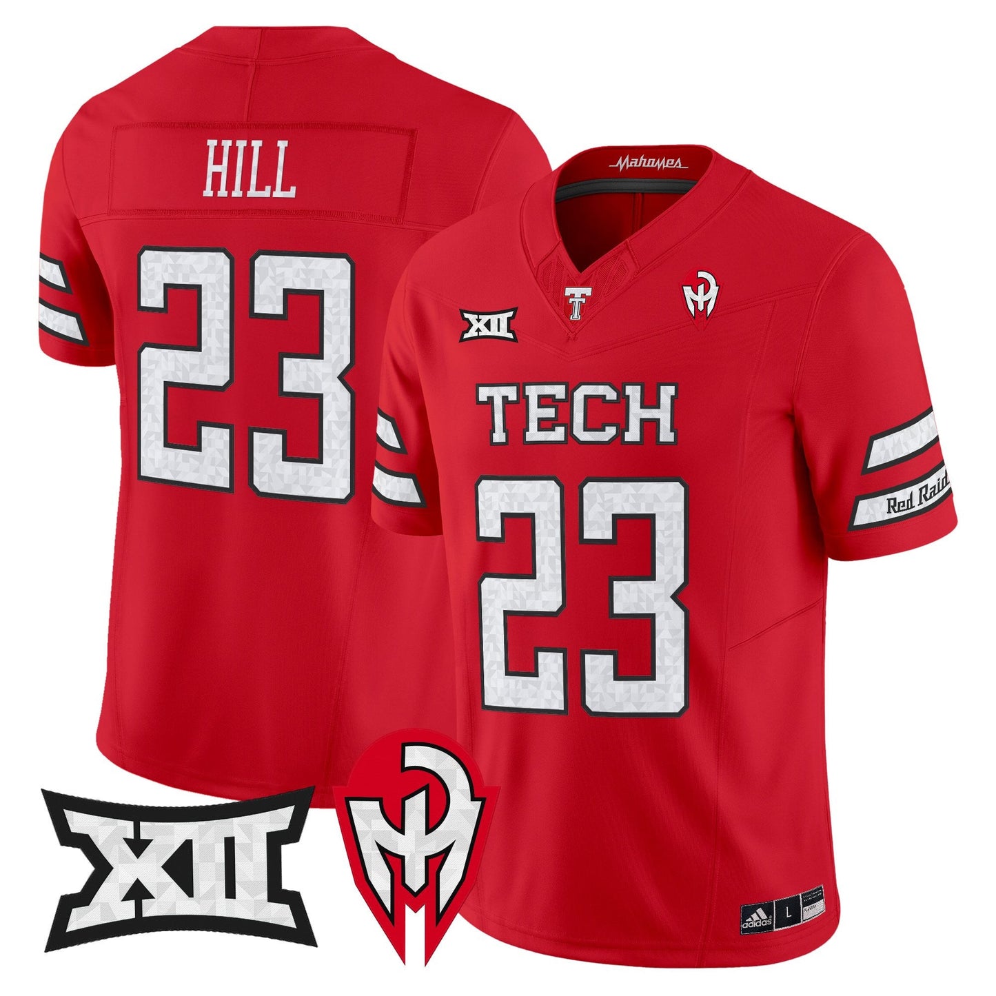Men's Texas Tech Red Raiders 'Too Cold' Vapor Limited Jersey - Mahomes Collection - All Stitched