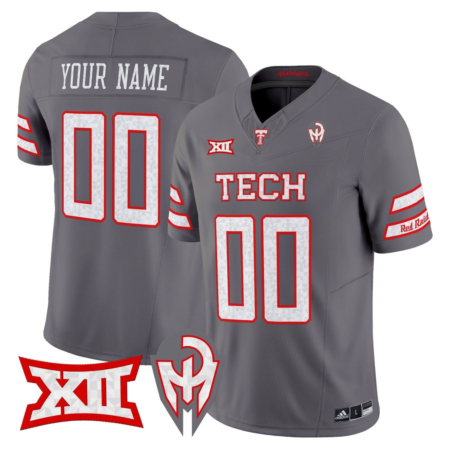 Texas Tech Red Raiders 'Too Cold' Vapor Limited Custom Jersey - Mahomes Collection - All Stitched