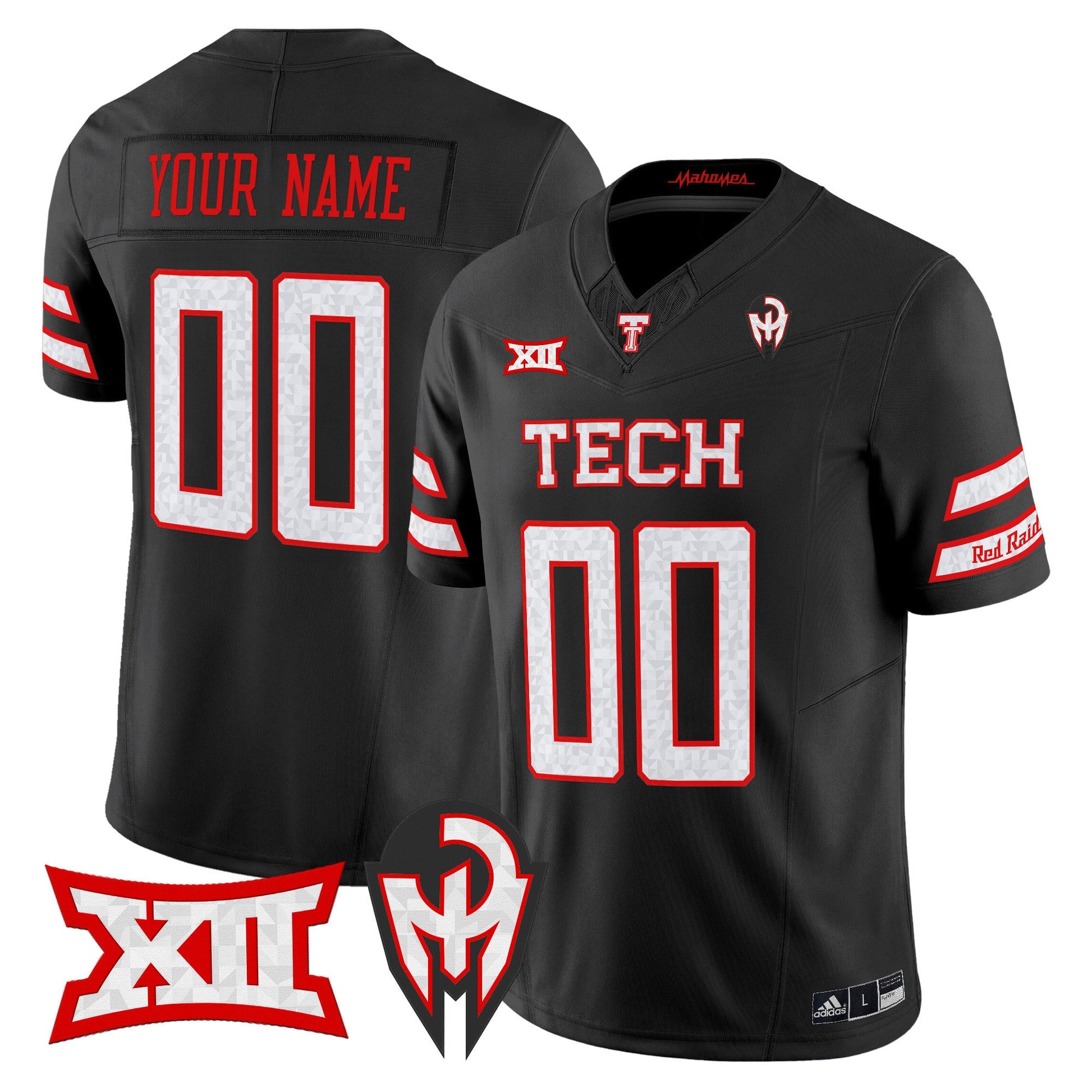 Texas Tech Red Raiders 'Too Cold' Vapor Limited Custom Jersey - Mahomes Collection - All Stitched