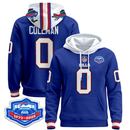 Men's Buffalo Bills 2025 Farewell Season Patch Pullover Hoodie - All Stitched