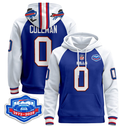 Men's Buffalo Bills 2025 Farewell Season Patch Pullover Hoodie - All Stitched