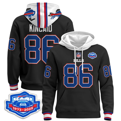 Men's Buffalo Bills 2025 Farewell Season Patch Pullover Hoodie - All Stitched