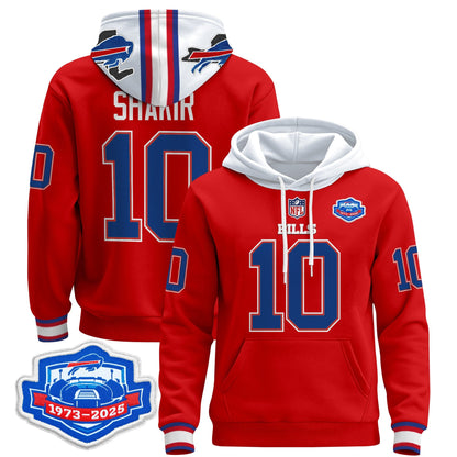 Men's Buffalo Bills 2025 Farewell Season Patch Pullover Hoodie - All Stitched