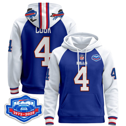 Men's Buffalo Bills 2025 Farewell Season Patch Pullover Hoodie - All Stitched
