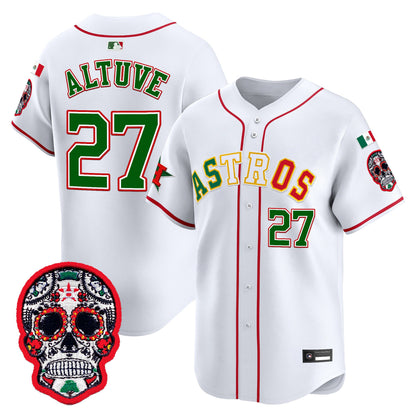 Houston Astros Mexico 2025 'Día de los Muertos Edition' Vapor Premier Limited Jersey - All Stitched