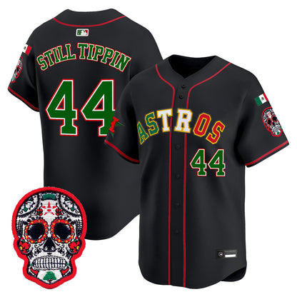Houston Astros Mexico 2025 'Día de los Muertos Edition' Vapor Premier Limited Jersey - All Stitched