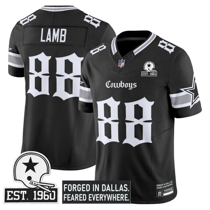 Men's Dallas Cowboys 'Gothic Lone Star Edition' Vapor Limited Jersey - All Stitched