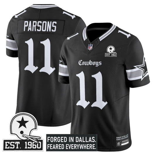 Men's Dallas Cowboys 'Gothic Lone Star Edition' Vapor Limited Jersey - All Stitched