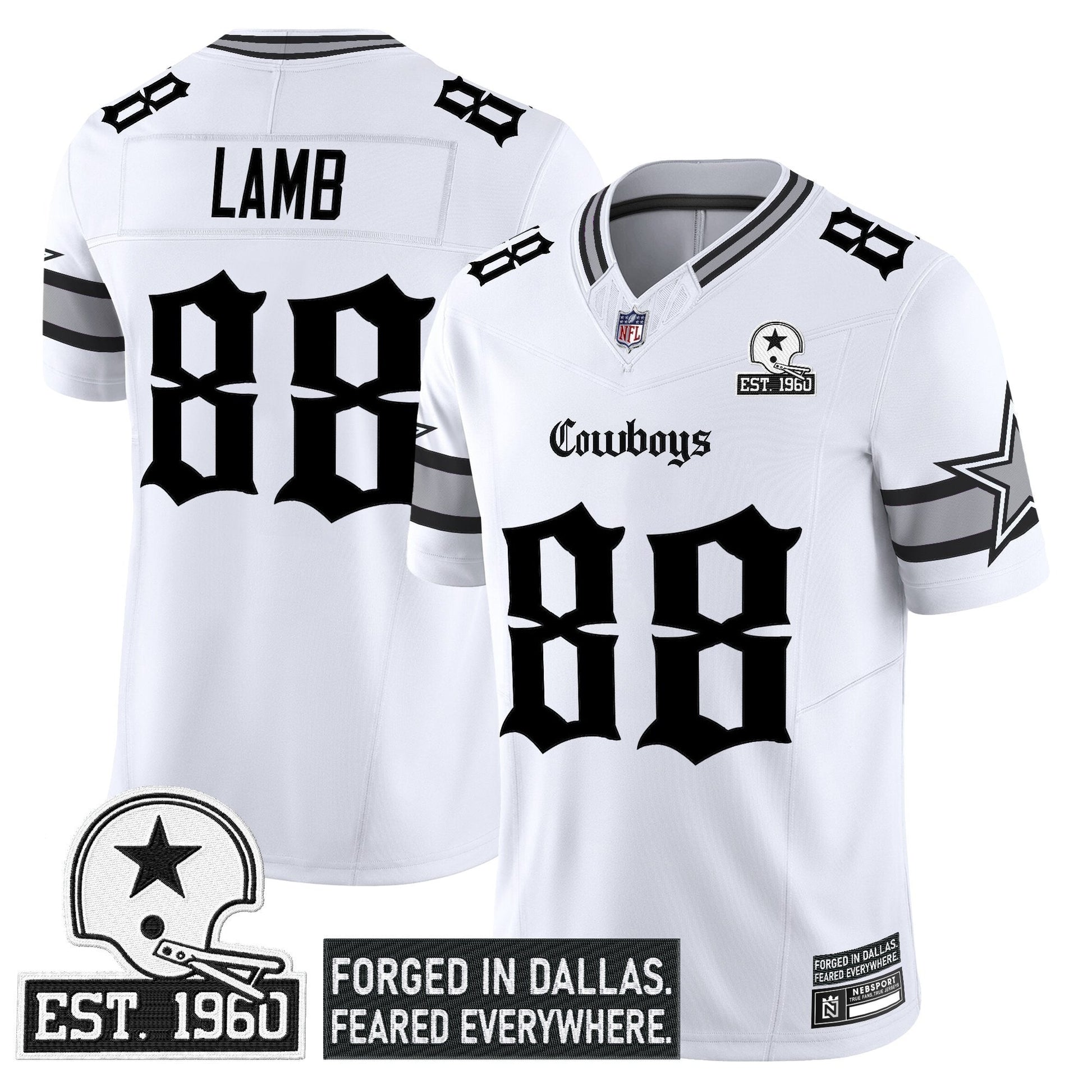Men's Dallas Cowboys 'Gothic Lone Star Edition' Vapor Limited Jersey - All Stitched