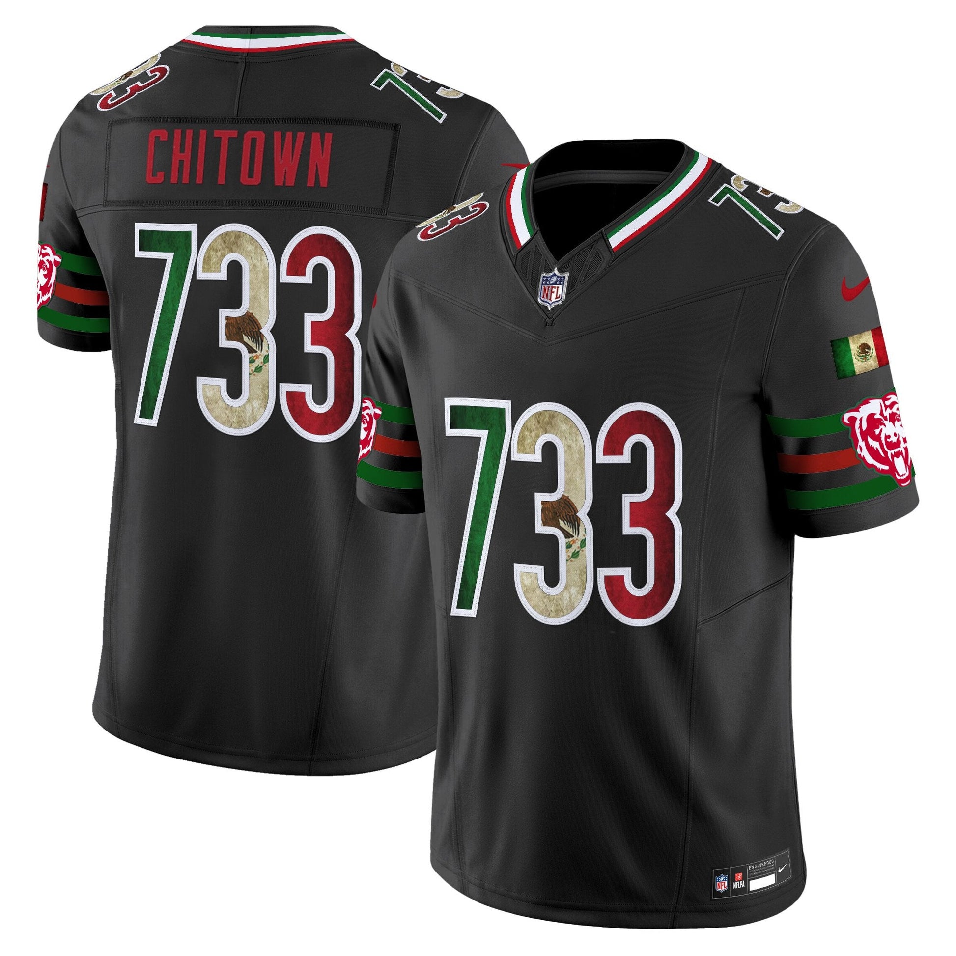 Men's Chicago Bears Mexico Vapor Limited Jersey - All Stitched