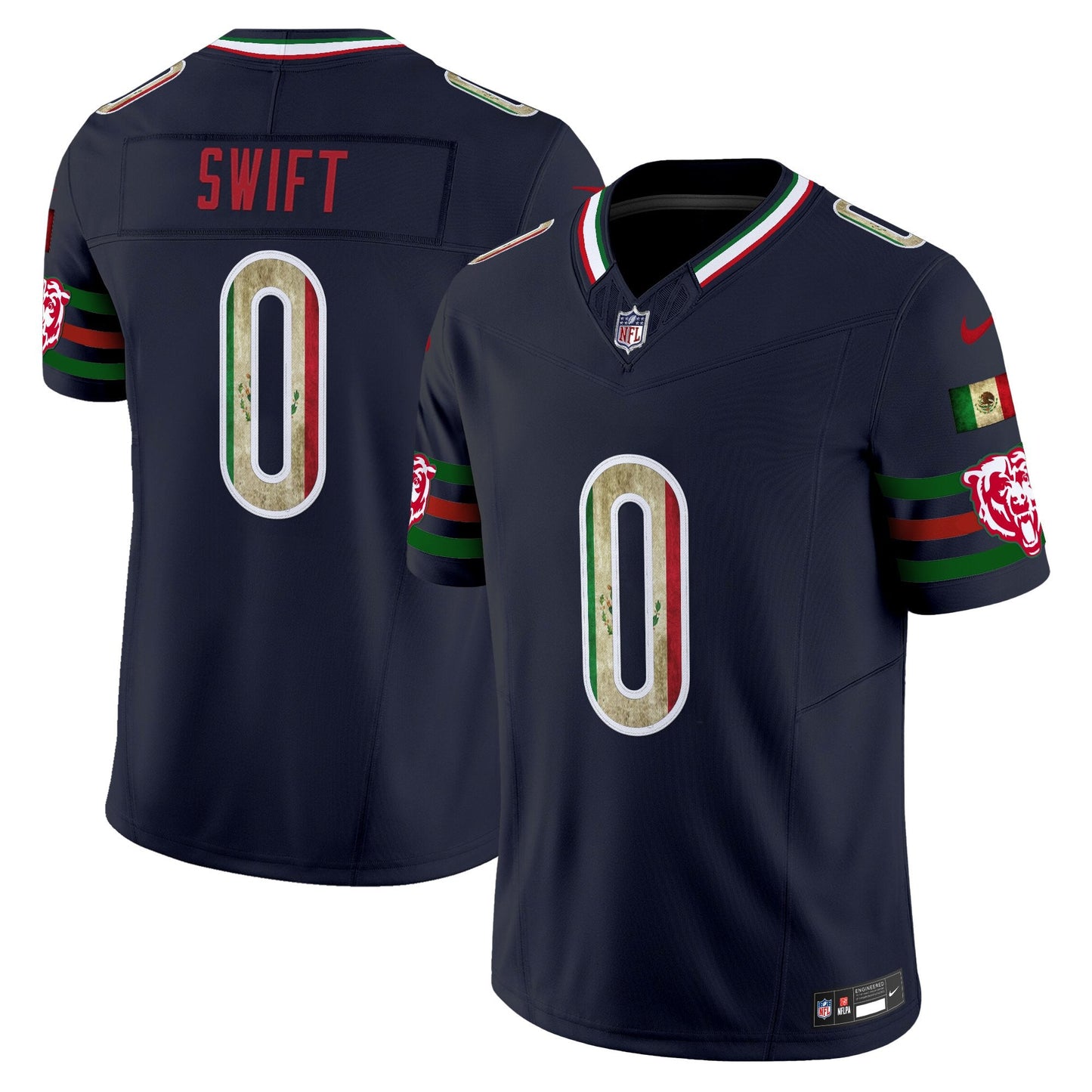 Men's Chicago Bears Mexico Vapor Limited Jersey - All Stitched