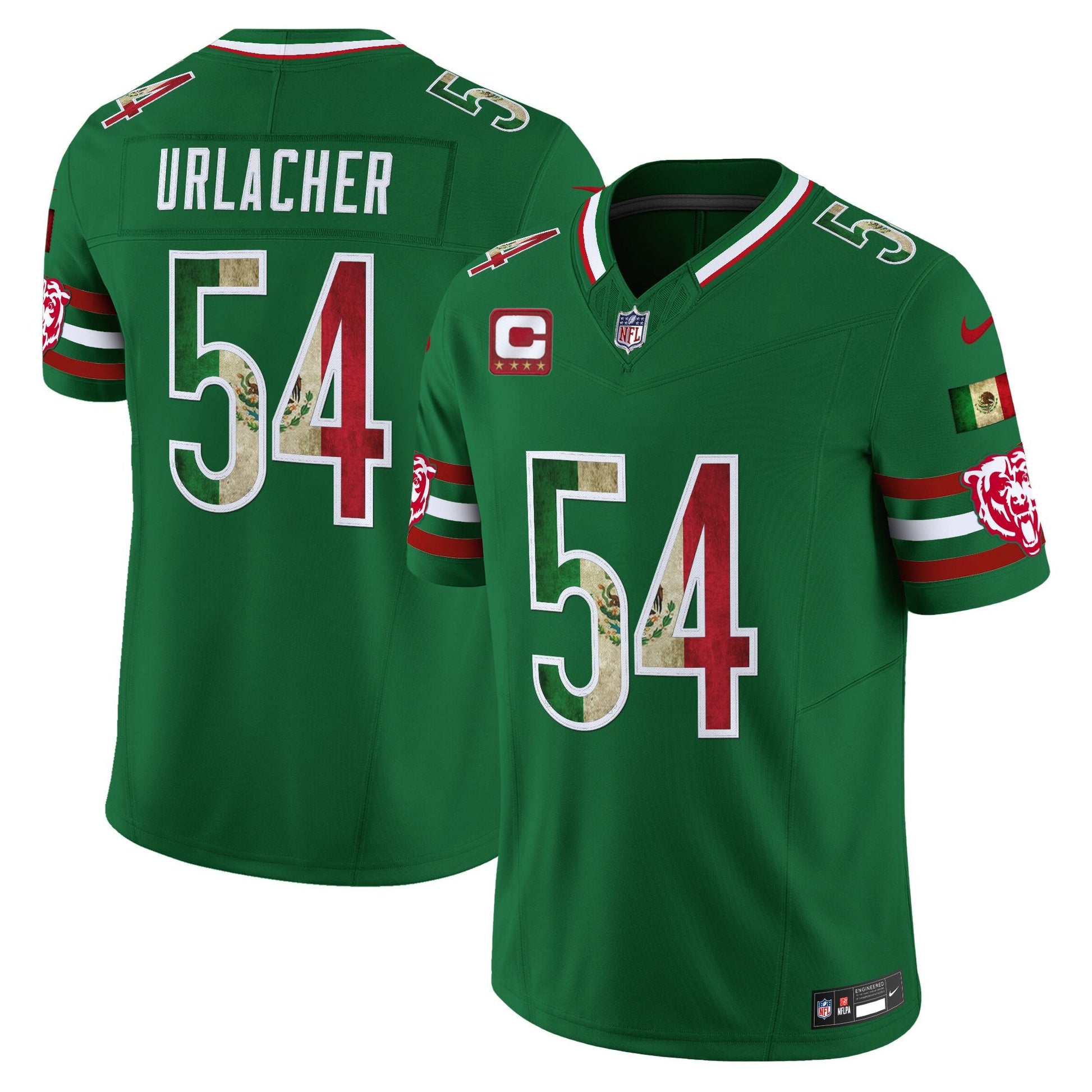 Men's Chicago Bears Mexico Vapor Limited Jersey - All Stitched