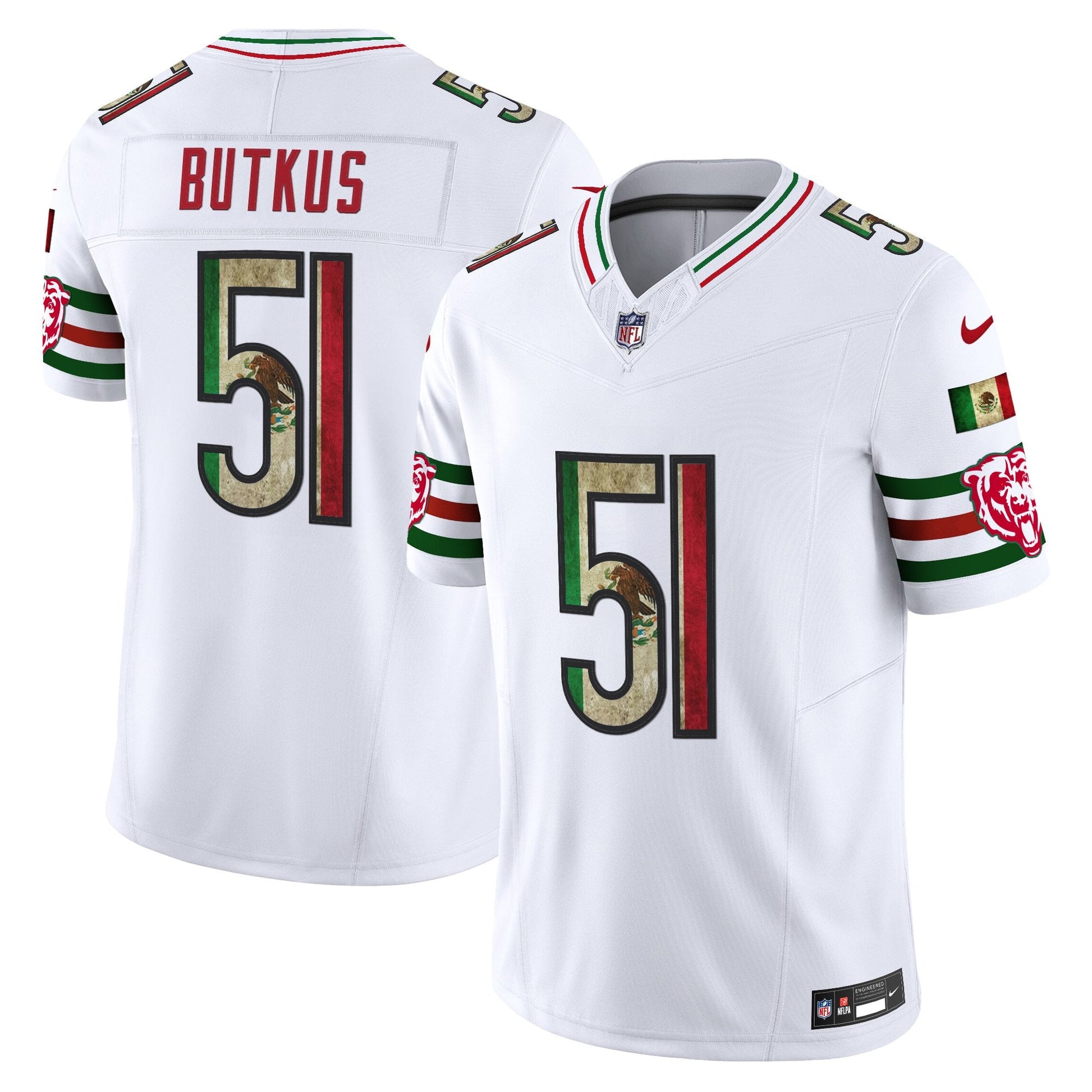 Men's Chicago Bears Mexico Vapor Limited Jersey - All Stitched
