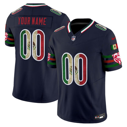 Chicago Bears Mexico Vapor Limited Custom Jersey - All Stitched