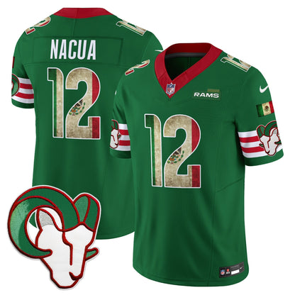 Men's Los Angeles Rams 2025 Mexico Vapor Limited Jersey - All Stitched