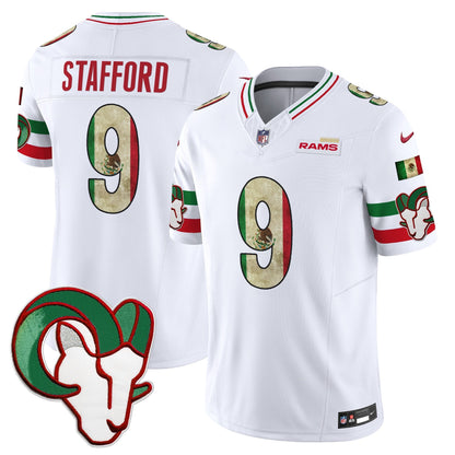Men's Los Angeles Rams 2025 Mexico Vapor Limited Jersey - All Stitched