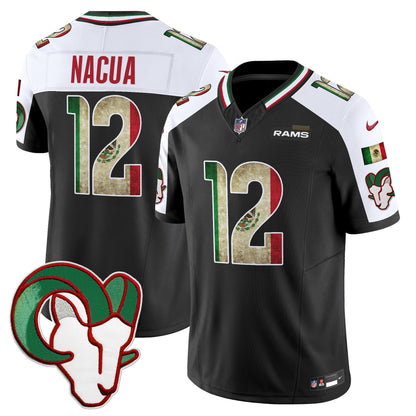 Men's Los Angeles Rams 2025 Mexico Vapor Limited Jersey - All Stitched