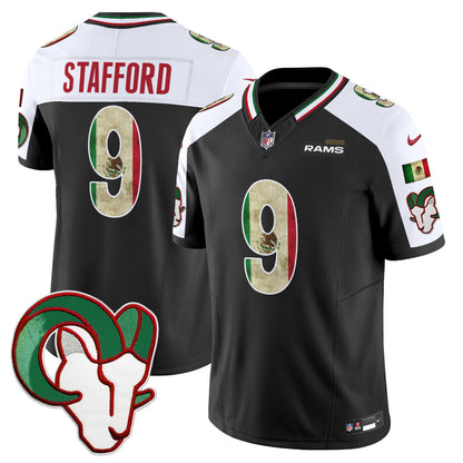 Men's Los Angeles Rams 2025 Mexico Vapor Limited Jersey - All Stitched