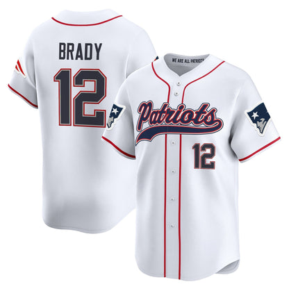 Men's New England Patriots 2025 Vapor Baseball Jersey - All Stitched
