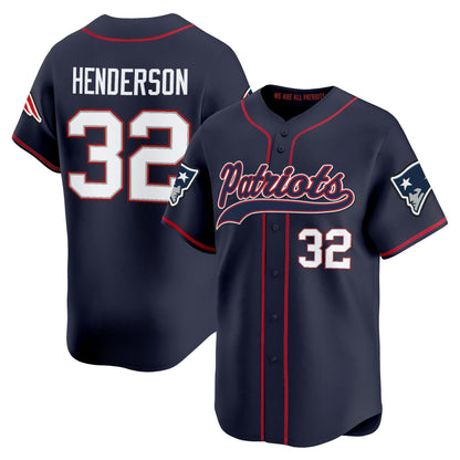 Men's New England Patriots 2025 Vapor Baseball Jersey - All Stitched