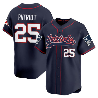 Men's New England Patriots 2025 Vapor Baseball Jersey - All Stitched