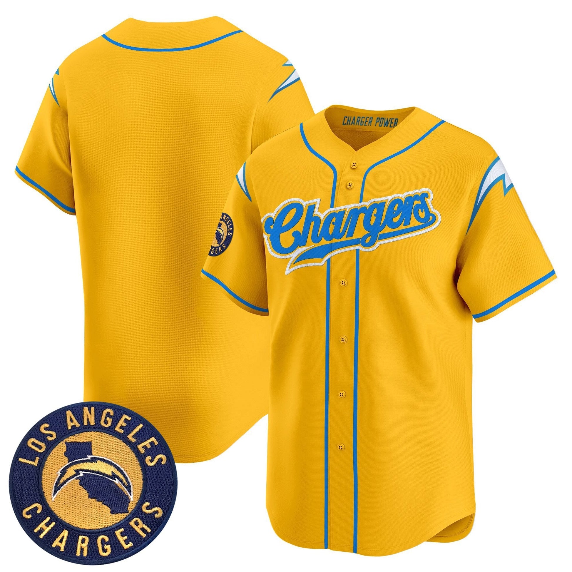 Men's Los Angeles Chargers 2025 Vapor Limited Baseball Jersey - All Stitched