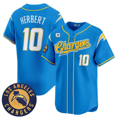 Men's Los Angeles Chargers 2025 Vapor Limited Baseball Jersey - All Stitched