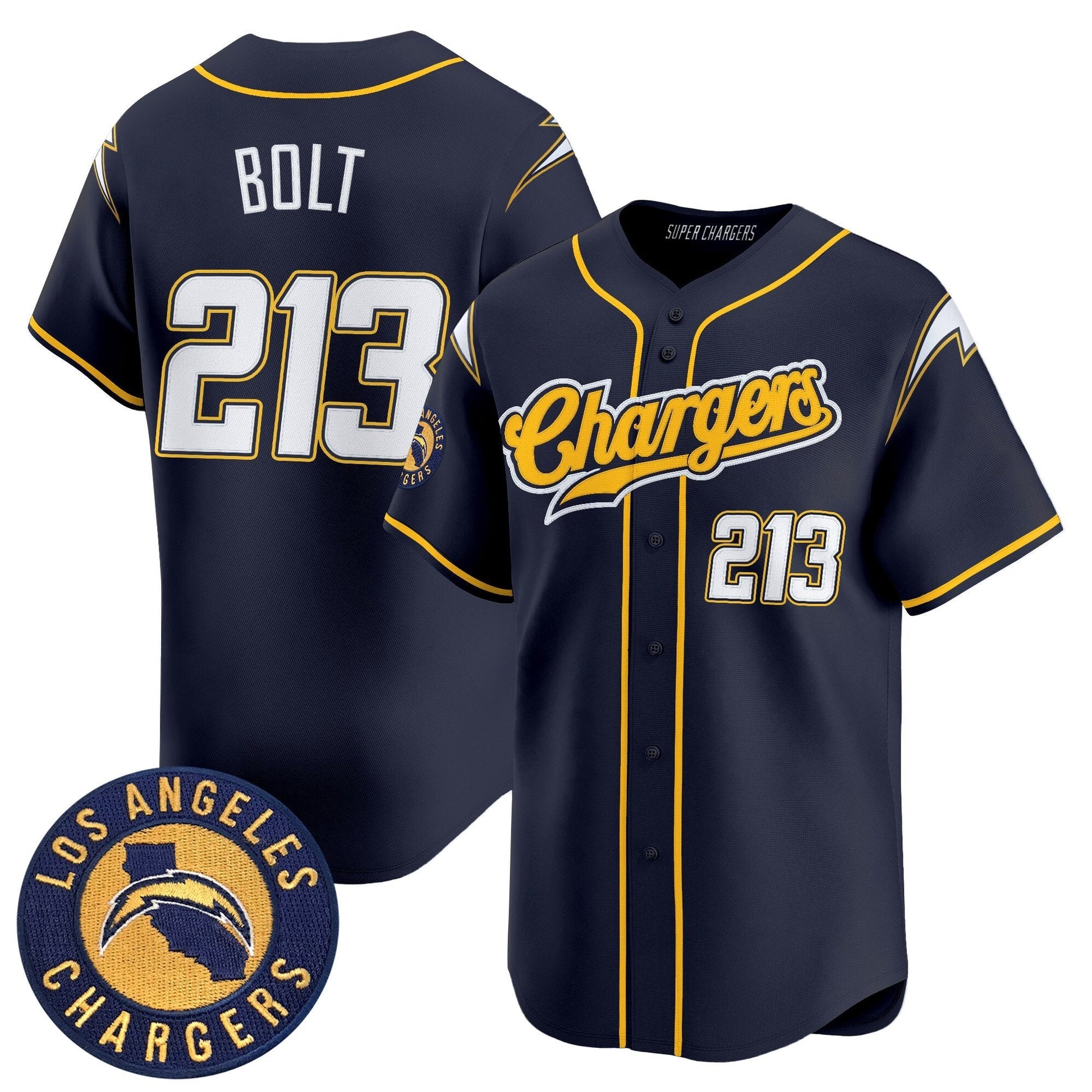 Men's Los Angeles Chargers 2025 Vapor Limited Baseball Jersey - All Stitched