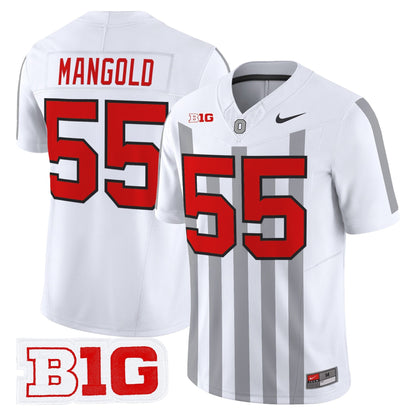 Men's Ohio State Buckeyes Throwback Vapor Limited Jersey - All Stitched