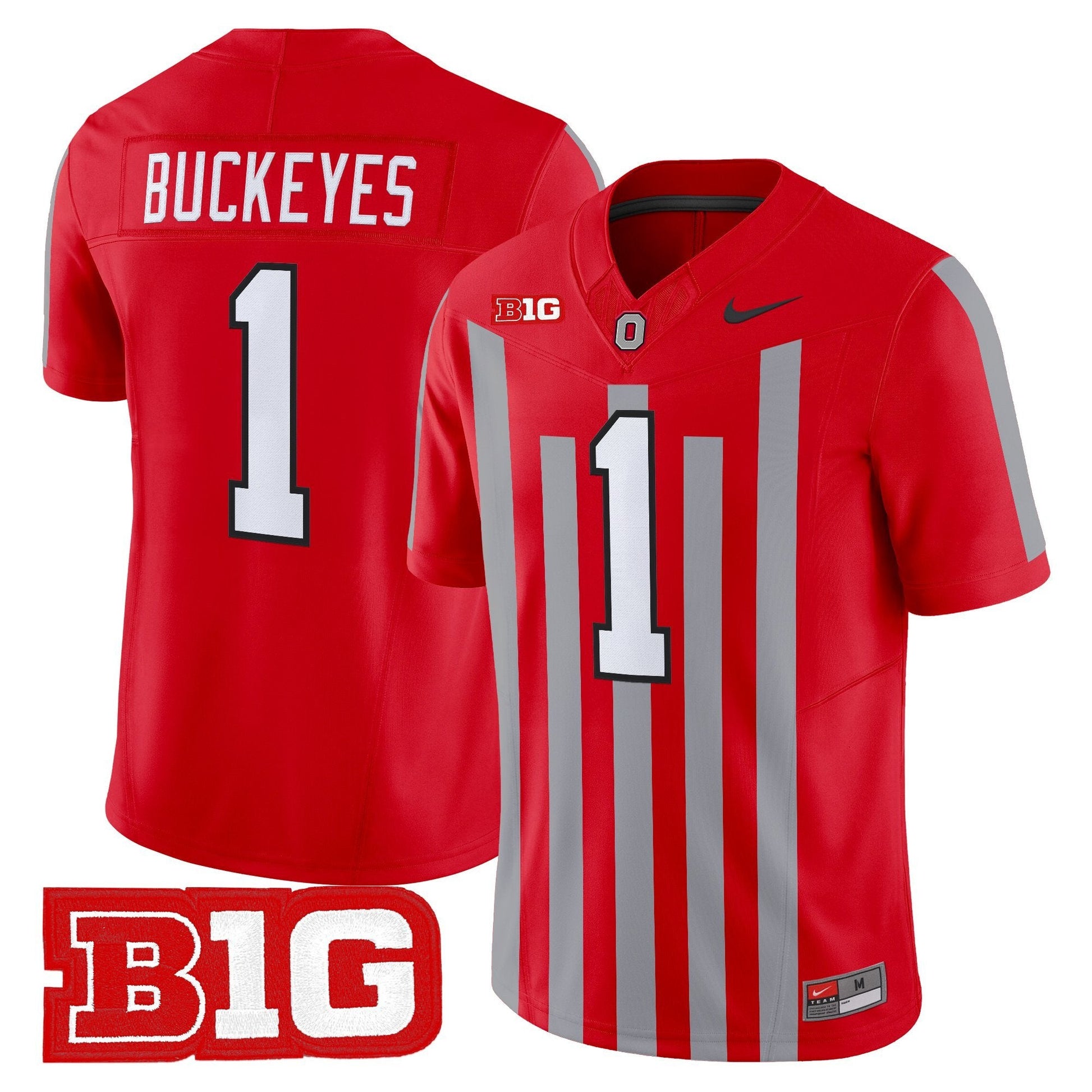 Men's Ohio State Buckeyes Throwback Vapor Limited Jersey - All Stitched